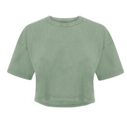 Continental - EP26 - Womens Cropped T-Shirt - stonewash sage