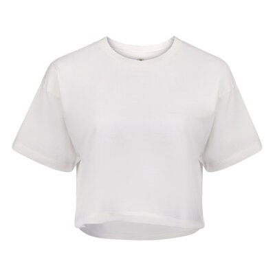 Continental - EP26 - Womens Cropped T-Shirt - stonewash white