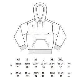 Continental - COR51P - Unisex Heavy Pullover Hoodie - White L