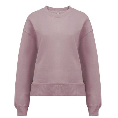 Continental - EP64 - Earth Positive - Heavy Womens Drop Shoulder Sweatshirt - purple rose S