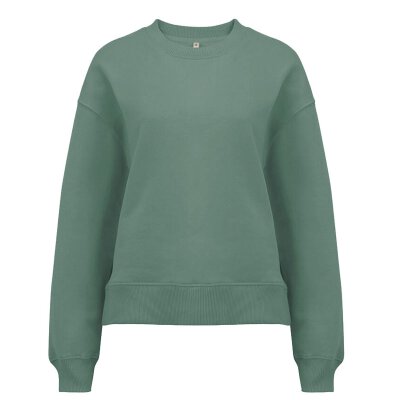 Continental - EP64 - Earth Positive - Heavy Womens Drop Shoulder Sweatshirt - sage green S