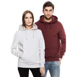 Continental/Earth Positive - EP51P - Mens/Unisex Pullover Hood - melange grey M