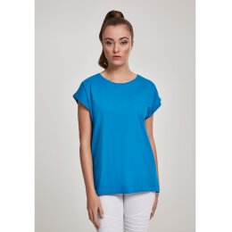 Urban Classics - TB771 - Ladies Extended Shoulder Tee - hawaiianblue XS