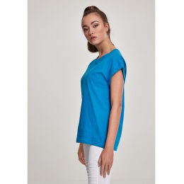 Urban Classics - TB771 - Ladies Extended Shoulder Tee - hawaiianblue XS