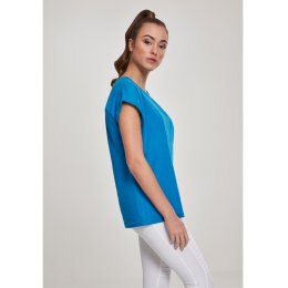 Urban Classics - TB771 - Ladies Extended Shoulder Tee - hawaiianblue XS
