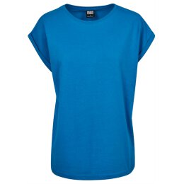 Urban Classics - TB771 - Ladies Extended Shoulder Tee - hawaiianblue XS