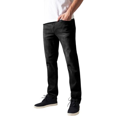 Urban Classics - TB1437 - Stretch Denim Pants - Jeans - black washed 30/32
