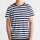 Mantis - Stripy T-Shirt - navy /white M