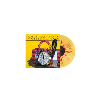 PENNYWISE - ABOUT TIME - LIMITED YELLOW/RED SPLATTER EDITION - LP