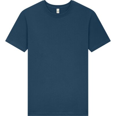 Earth Positive - EP01 - ORGANIC MENS/UNISEX T-SHIRT - denim blue M