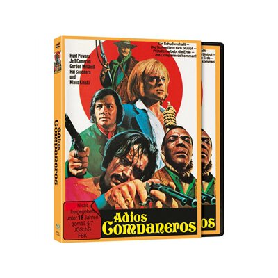 LIMITED DELUXE EDITION IM SCHUBER INKL. BOOKLET - ADIOS COMPANEROS [BLU-RAY & DVD] - BRM