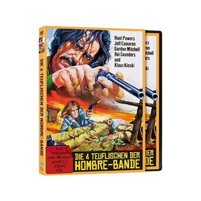 LIMITED DELUXE EDITION IM SCHUBER INKL. BOOKLET - DIE 4 TEUFLISCHEN DER HOMBRE-BANDE [BLU-RAY & DVD] - BRM