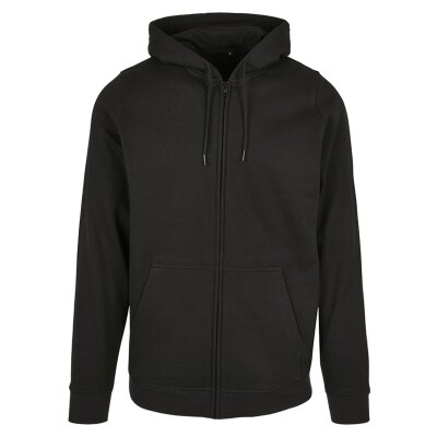 Build Your Brand - Basic Zip Hoody (BB008) - black M