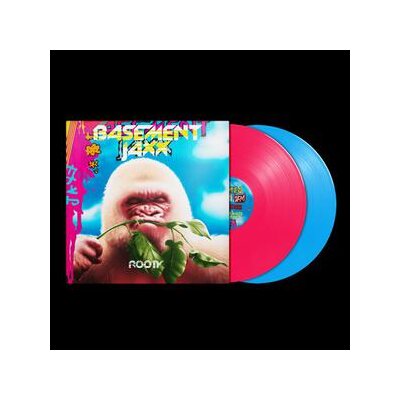 BASEMENT JAXX - ROOTY - LIMITED PINK/BLUE COLOURED VINYL EDITION - LP
