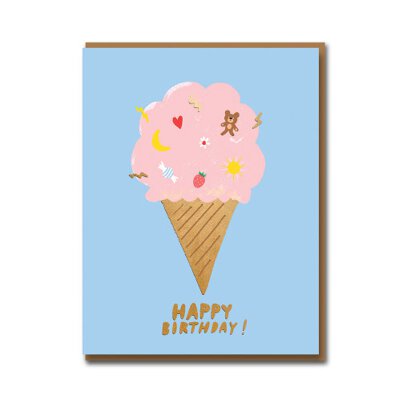Grußkarte - Carolin Suzuki - Happy Birthday! - Karte mit Umschlag