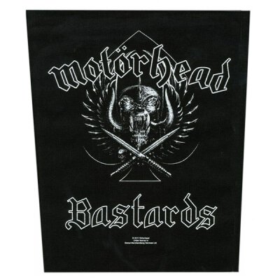 Motörhead - Bastards - Backpatch - black (Rückenaufnäher)