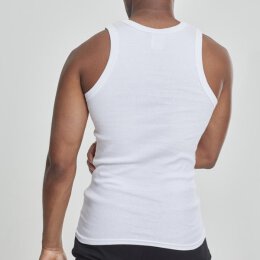 Urban Classics - TB066 Rib Tank Top - white L