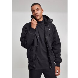 Urban Classics - TB2422 - Hooded Cotton Jacket - black