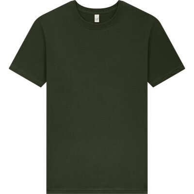 Earth Positive - EP01 - ORGANIC MENS/UNISEX T-SHIRT - moss green M