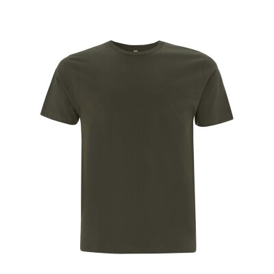Continental/ Earthpositive - EP01 - ORGANIC MENS/UNISEX T-SHIRT - moss green L