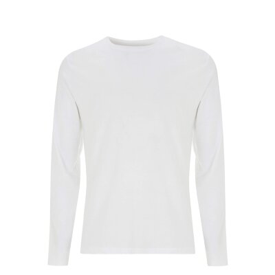 Earth Positive - EP01L - Organic Mens Longsleeve - white XS