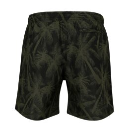 Urban Classics - TB2679 - Pattern Swim Short - palm olive XL