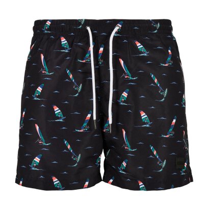 Urban Classics - TB2679 - Pattern Swim Short - surf L
