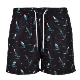 Urban Classics - TB2679 - Pattern Swim Short - surf L