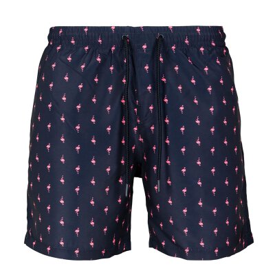 Urban Classics - TB2679 - Pattern Swim Short - flamingo M