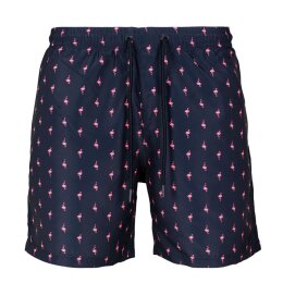 Urban Classics - TB2679 - Pattern Swim Short - flamingo M