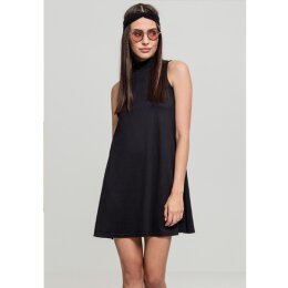 Urban Classics - TB1900 - Ladies A-Line Turtleneck Dress - black S
