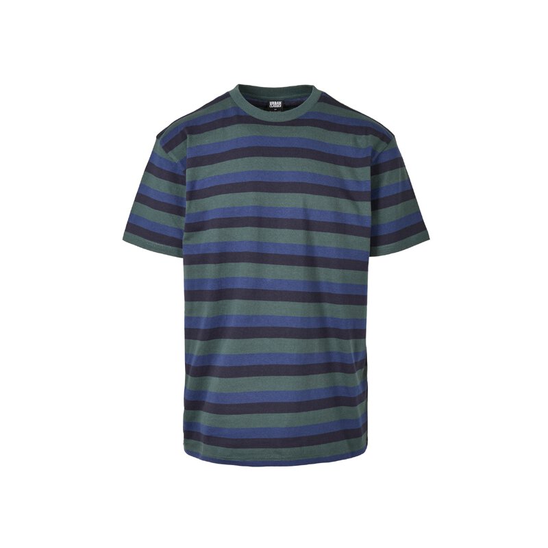 Urban Classics Herren T-Shirt College Print – Oversize, 100% Baumwolle, Mit Logo