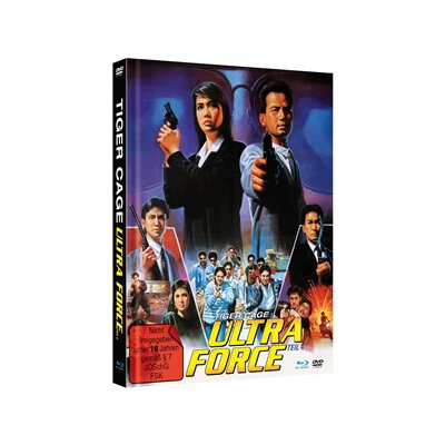 LIMITED MEDIABOOK [BLU-RAY & DVD] - ULTRA FORCE 4: TIGER CAGE - BRM