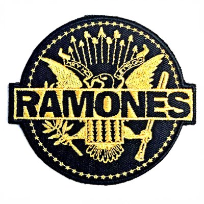 Ramones - Logo - Gestickter Aufnäher / Aufbügler - Premium Patch