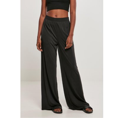 Urban Classics - TB5004 Ladies Modal Wide Leg Pants - black S
