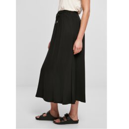 Urban Classics - TB4099 - Ladies Viscose Midi Skirt - black XXL