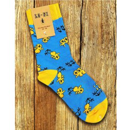 MILLENCOLIN - Bird - Socks - yellow/blue - Socken