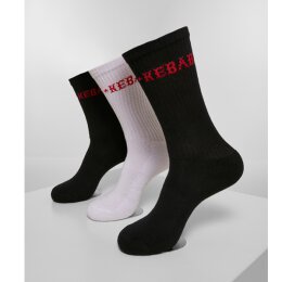 Merchcode - MT2050 - Kebab Socks 3-Pack - Socken