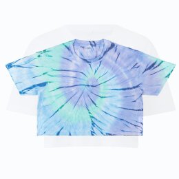 Earth Positive - EP26 - Womens Cropped T-Shirt - tie dye...