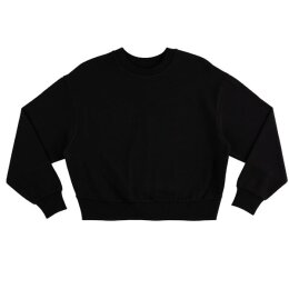Continental - COR63 - Womens Heavy Crop Sweatshirt - black M