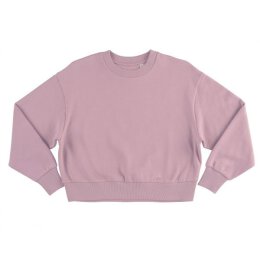 Continental - COR63 - Womens Heavy Crop Sweatshirt - purple rose