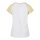 Urban Classics - TB1913 - Ladies Contrast Raglan Tee - white / softyellow M
