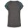 Urban Classics - TB1913 - Ladies Contrast Raglan Tee - charcoal / bottlegreen L