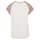 Urban Classics - TB1913 - Ladies Contrast Raglan Tee - whitesand / duskrose XS