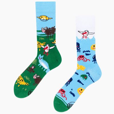 Many Mornings Socks -The Doodles - Socken 39-42