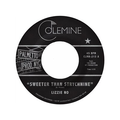 LIZZIE NO & BEN PIRANI - SWEETER THAN STRYCHNINE/STOP BOTHERING ME (RED VINYL) - 7"