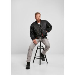 Brandit - BD3149 - MA1 Bomberjacke -  black 3XL