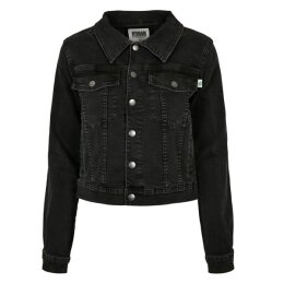 Urban Classics - TB4788 - Ladies Organic Denim Jacket - black washed