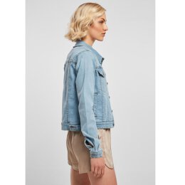 Urban Classics - TB4788 - Ladies Organic Denim Jacket - clearblue bleached