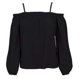 Urban Classics - TB2224 - Cold Shoulder Longsleeve - black M